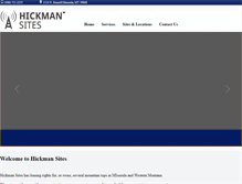 Tablet Screenshot of hickmansites.com